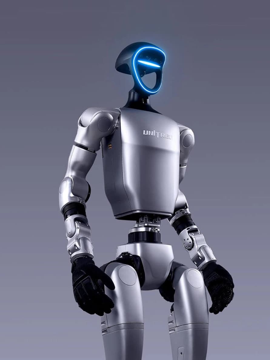 Robot hình người Unitree G1, nhìn toàn thân