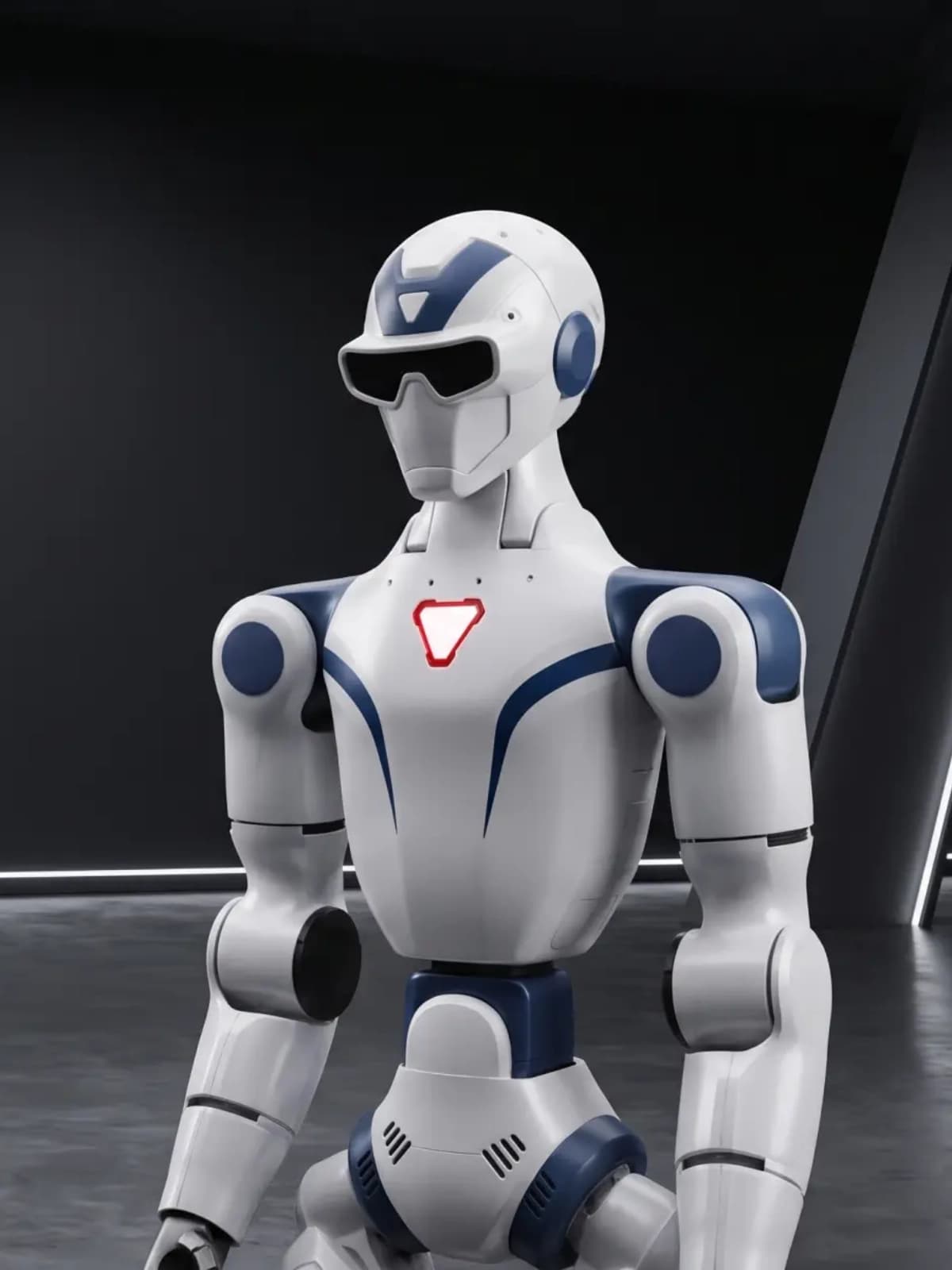 Robot hình người Unitree R1, nhìn toàn thân